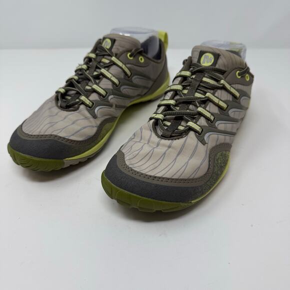 Merrell Trail Glove 7 Green Trail Shoes | Alltricks.com Merrell Lithe Glove Brindle Running Shoe Women\'s 9 Castle Rock Grey Green